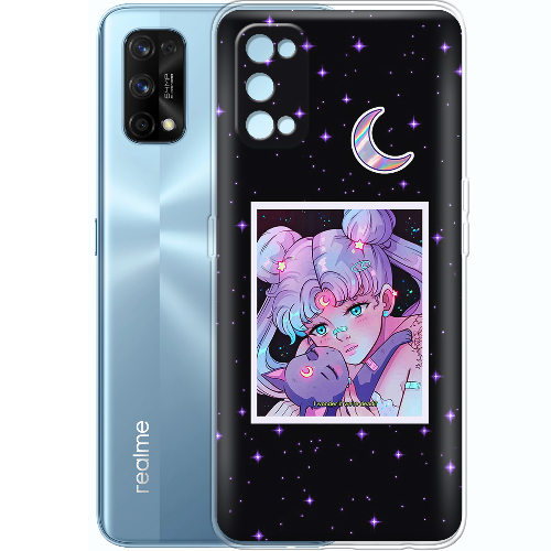 Чехол BoxFace Realme 7 Pro Sailor Moon night