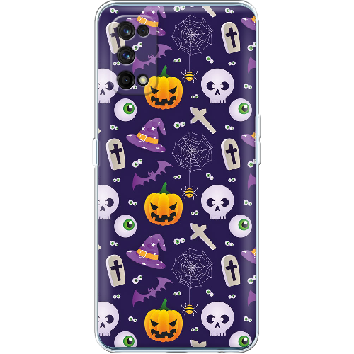 Чехол BoxFace Realme 7 Pro Halloween Purple Mood