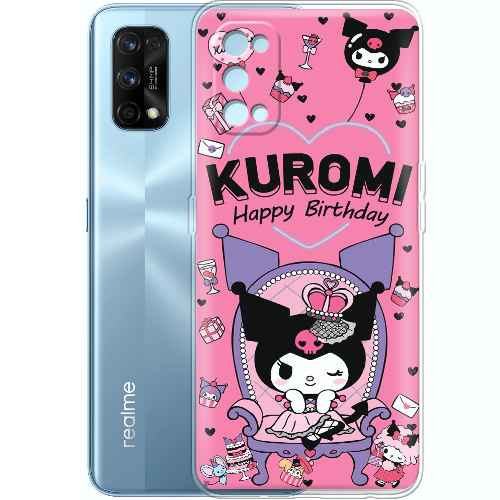 Чехол BoxFace Realme 7 Pro День народження Kuromi