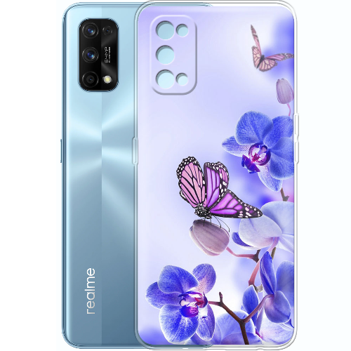 Чехол BoxFace Realme 7 Pro Orchids and Butterflies