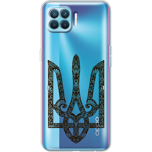 Чехол BoxFace OPPO Reno 4 Lite Ukrainian Black Trident