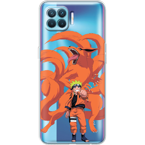 Чехол BoxFace OPPO Reno 4 Lite Naruto and Kurama