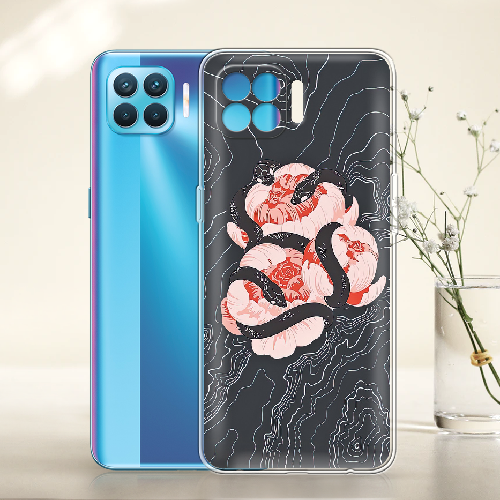 Чехол BoxFace OPPO Reno 4 Lite Snake Rose