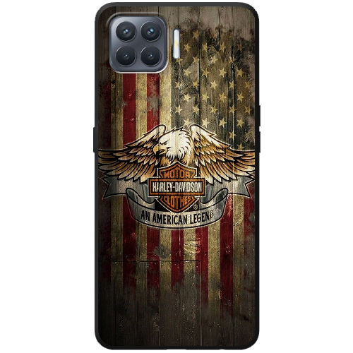 Чехол BoxFace OPPO Reno 4 Lite Harley Davidson An American Legend