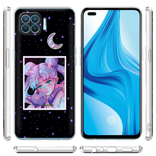 Чехол BoxFace OPPO Reno 4 Lite Sailor Moon night