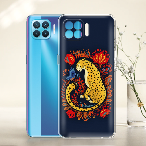 Чехол BoxFace OPPO Reno 4 Lite Petrykivka Leopard