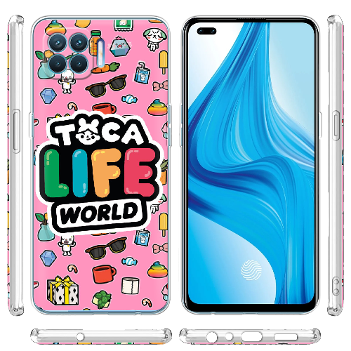 Чехол BoxFace OPPO Reno 4 Lite Toca Boca Life World