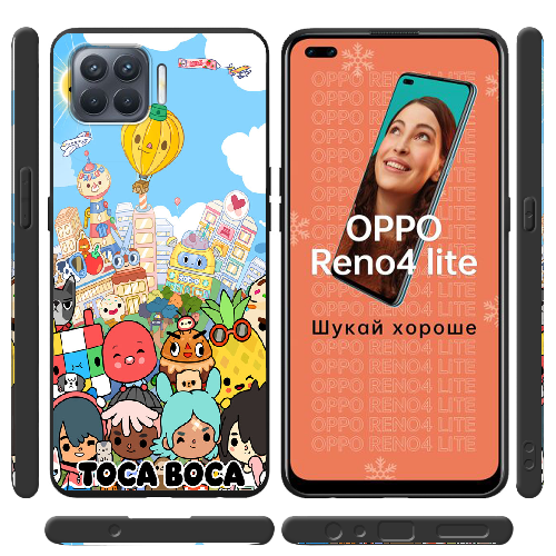 Чехол BoxFace OPPO Reno 4 Lite Світ Тока Бока