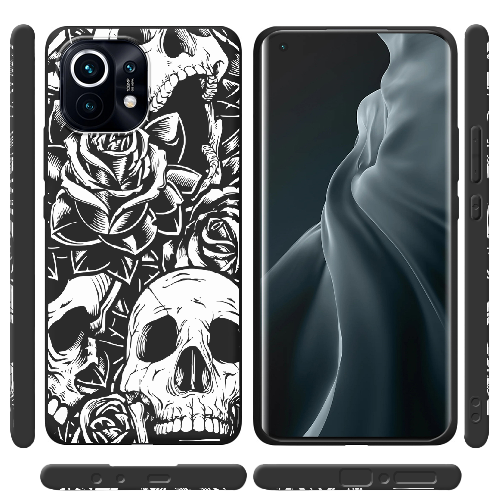 Чехол BoxFace Xiaomi Mi 11 Skull and Roses