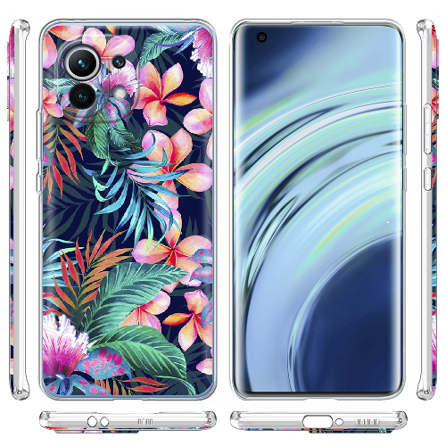 Чехол BoxFace Xiaomi Mi 11 flowers in the tropics