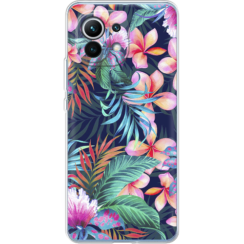 Чехол BoxFace Xiaomi Mi 11 flowers in the tropics