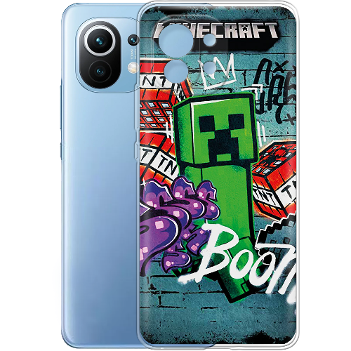 Чехол BoxFace Xiaomi Mi 11 Minecraft Graffiti