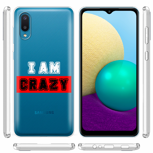 Чехол BoxFace Samsung A022 Galaxy A02 I'm Crazy