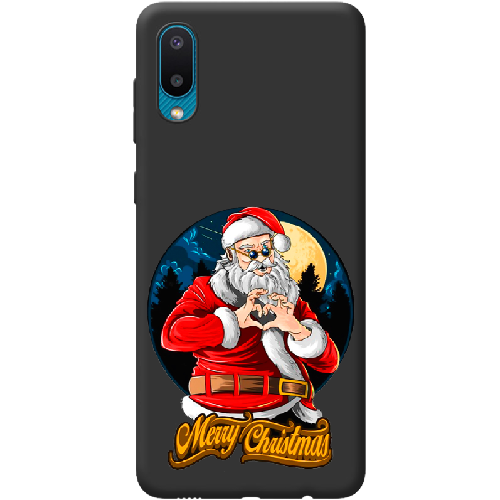 Чехол BoxFace Samsung A022 Galaxy A02 Cool Santa and heart