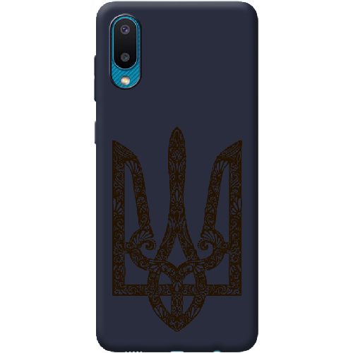 Чехол BoxFace Samsung A022 Galaxy A02 Ukrainian Black Trident