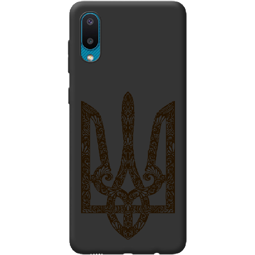 Чехол BoxFace Samsung A022 Galaxy A02 Ukrainian Black Trident