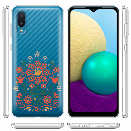 Чехол BoxFace Samsung A022 Galaxy A02 Ukrainian Ornament