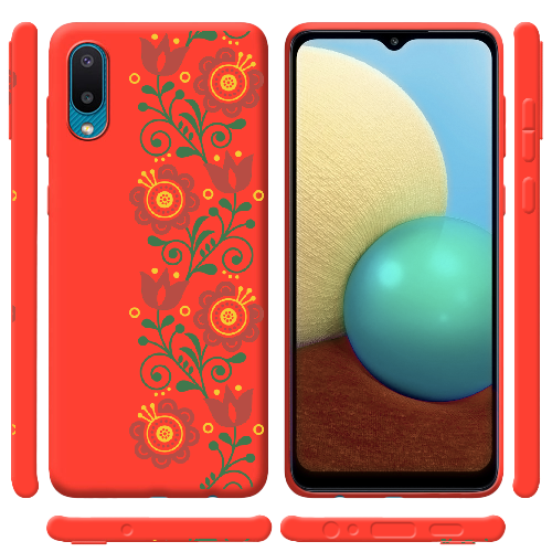 Чехол BoxFace Samsung A022 Galaxy A02 Ethno Flower