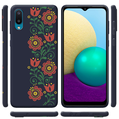 Чехол BoxFace Samsung A022 Galaxy A02 Ethno Flower