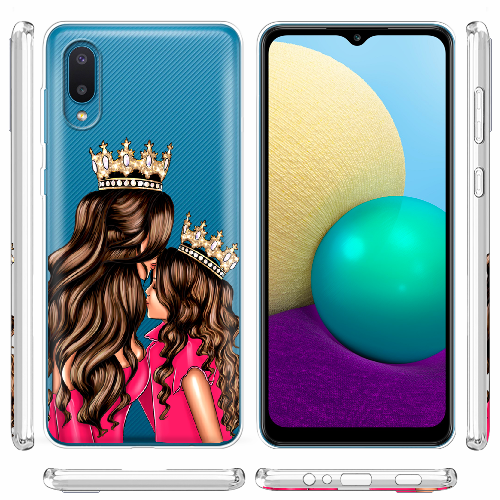 Чехол BoxFace Samsung A022 Galaxy A02 Queen and Princess