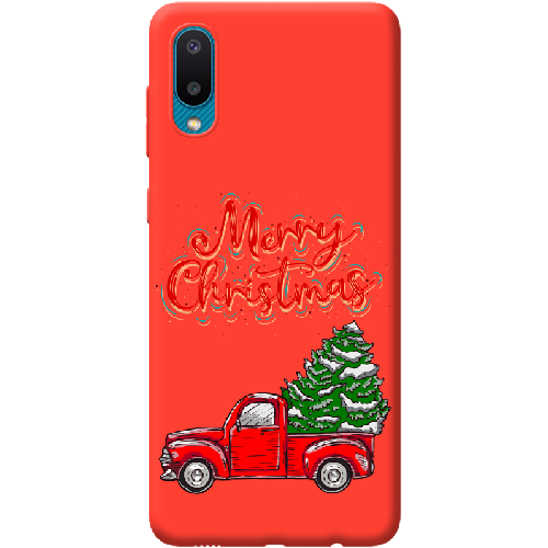 Чехол BoxFace Samsung A022 Galaxy A02 Holiday Car Merry Christmas