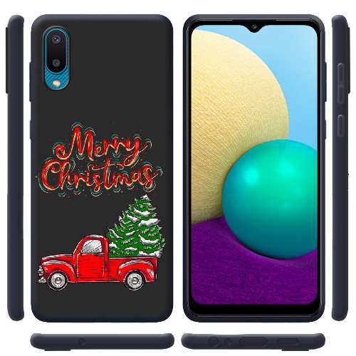 Чехол BoxFace Samsung A022 Galaxy A02 Holiday Car Merry Christmas