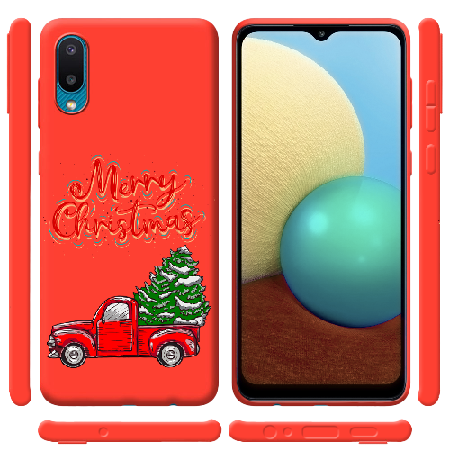 Чехол BoxFace Samsung A022 Galaxy A02 Holiday Car Merry Christmas