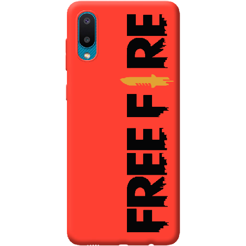 Чехол BoxFace Samsung A022 Galaxy A02 Черный Free Fire