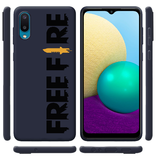 Чехол BoxFace Samsung A022 Galaxy A02 Черный Free Fire