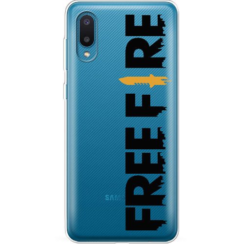Чехол BoxFace Samsung A022 Galaxy A02 Черный Free Fire