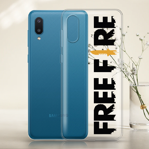 Чехол BoxFace Samsung A022 Galaxy A02 Черный Free Fire