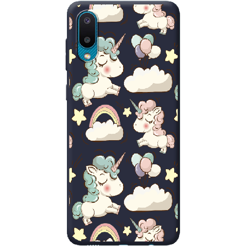 Чехол BoxFace Samsung A022 Galaxy A02 Unicorns