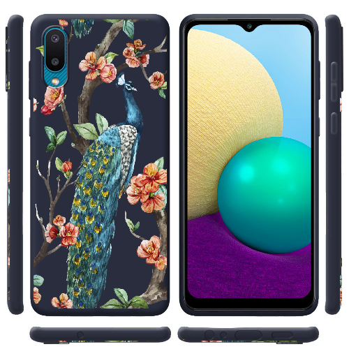 Чехол BoxFace Samsung A022 Galaxy A02 Noble Peacock