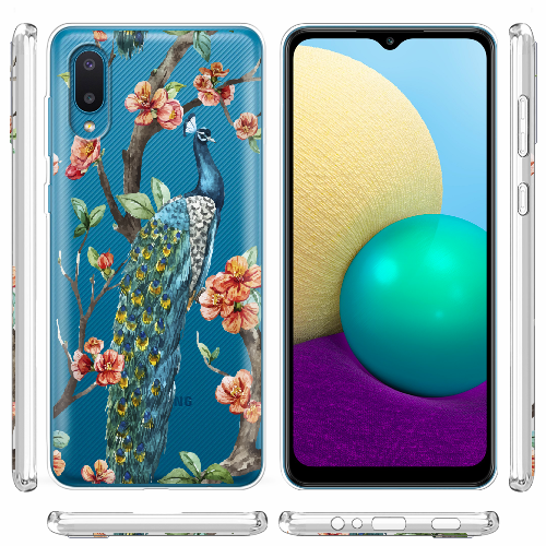 Чехол BoxFace Samsung A022 Galaxy A02 Noble Peacock