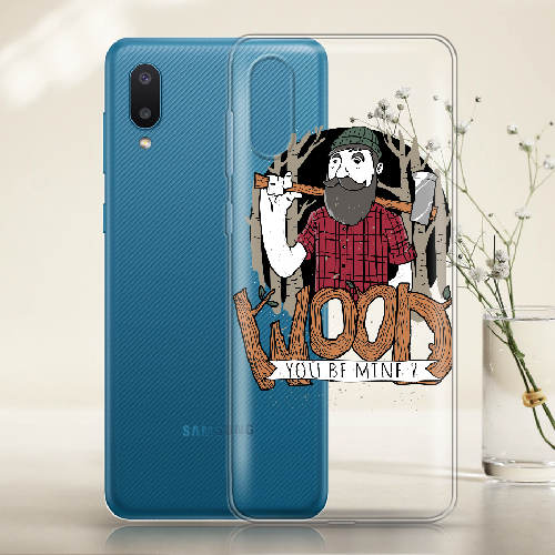 Чехол BoxFace Samsung A022 Galaxy A02 Wood you be mine