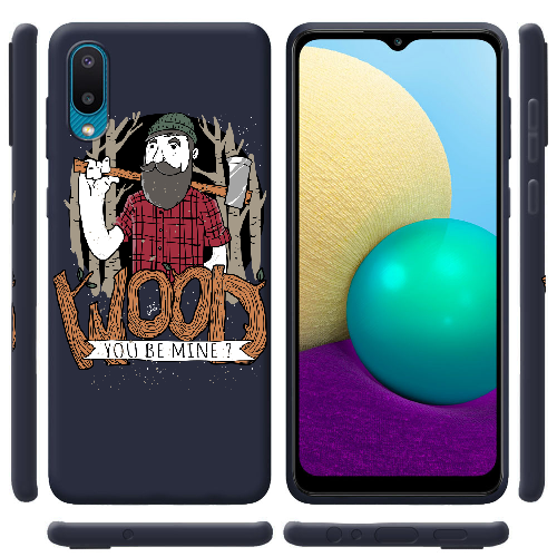 Чехол BoxFace Samsung A022 Galaxy A02 Wood you be mine