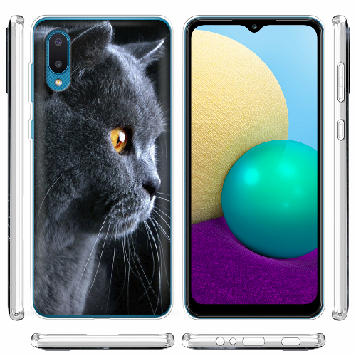 Чехол BoxFace Samsung A022 Galaxy A02 English cat