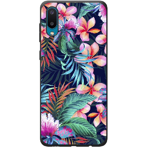 Чехол BoxFace Samsung A022 Galaxy A02 flowers in the tropics