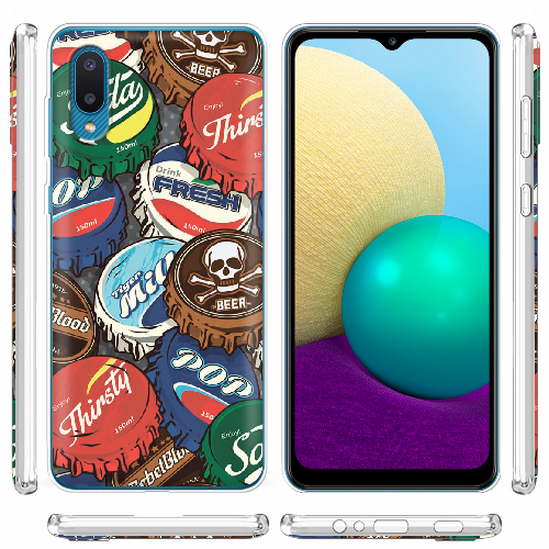 Чехол BoxFace Samsung A022 Galaxy A02 Drink Lids