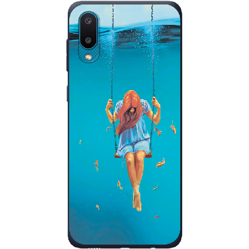 Чехол BoxFace Samsung A022 Galaxy A02 Girl In The Sea