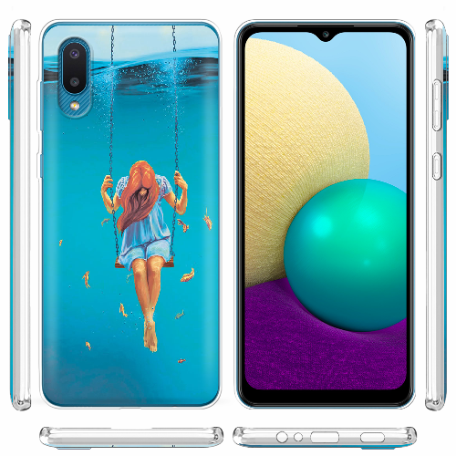 Чехол BoxFace Samsung A022 Galaxy A02 Girl In The Sea