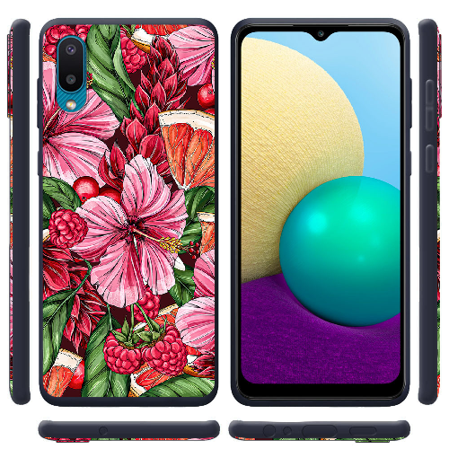 Чехол BoxFace Samsung A022 Galaxy A02 Tropical Flowers