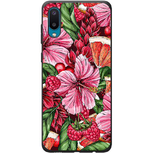 Чехол BoxFace Samsung A022 Galaxy A02 Tropical Flowers