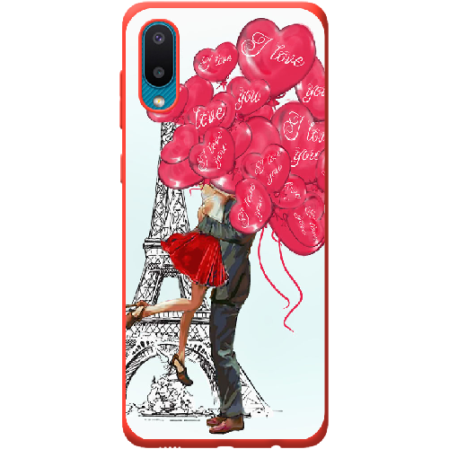 Чехол BoxFace Samsung A022 Galaxy A02 Love in Paris