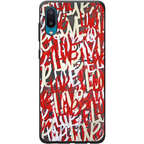 Чехол BoxFace Samsung A022 Galaxy A02 Love Graffiti