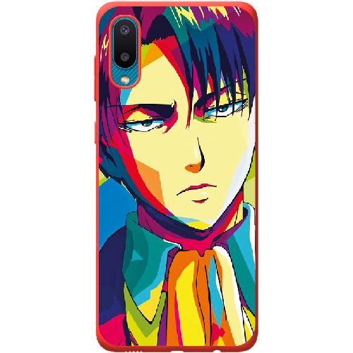 Чехол BoxFace Samsung A022 Galaxy A02 Attack on titan Levi Anime Pop