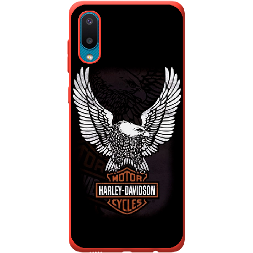 Чехол BoxFace Samsung A022 Galaxy A02 Harley Davidson and eagle