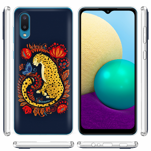 Чехол BoxFace Samsung A022 Galaxy A02 Petrykivka Leopard