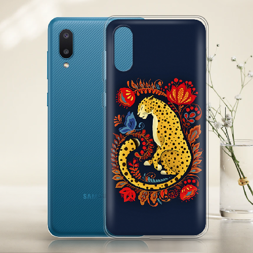 Чехол BoxFace Samsung A022 Galaxy A02 Petrykivka Leopard