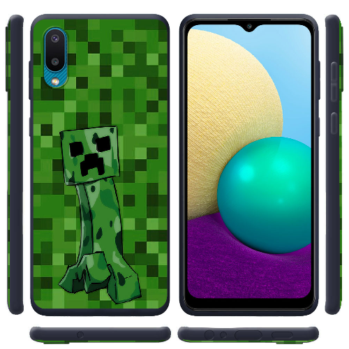 Чехол BoxFace Samsung A022 Galaxy A02 Minecraft Creeper